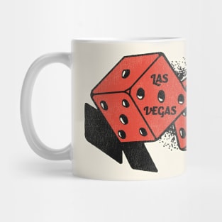 Las Vegas Nevada Vintage Gambling Dice Mug